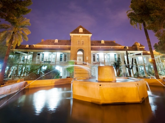 Old Main at night