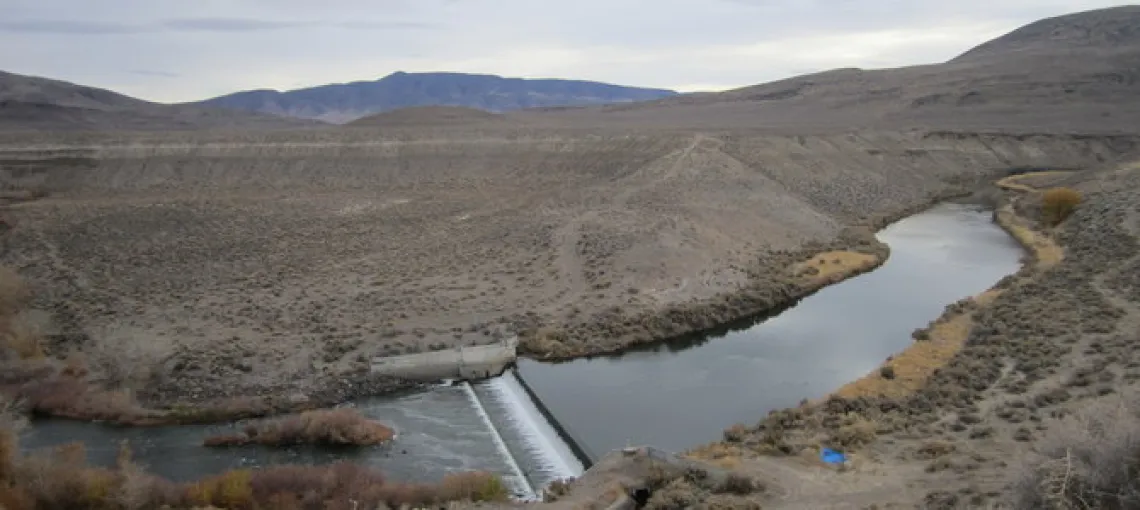 Numana Dam on the Truckee River